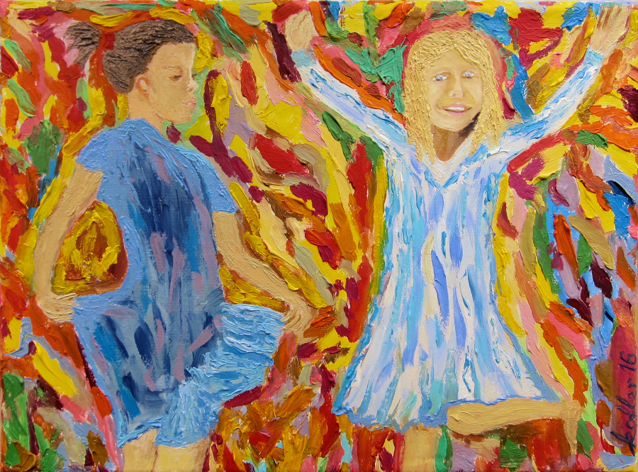 Painting: Dancing Girls