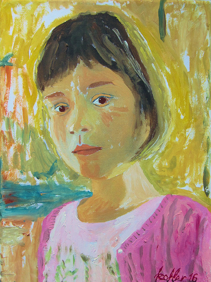 Painting: Kirstine portrait
