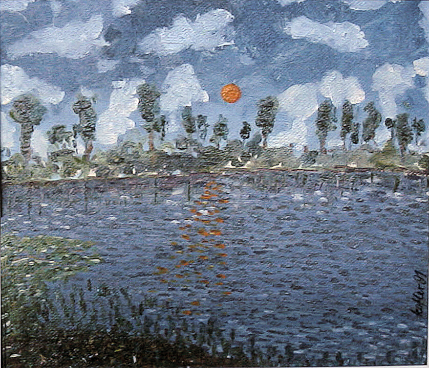 Painting: Drowning Orange