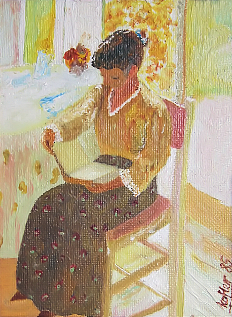 Painting: Girl in the Sun