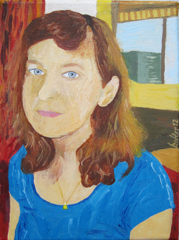 Painting: Samantha portrait