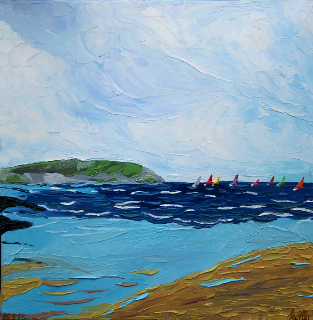 Painting: Sandvig Beach