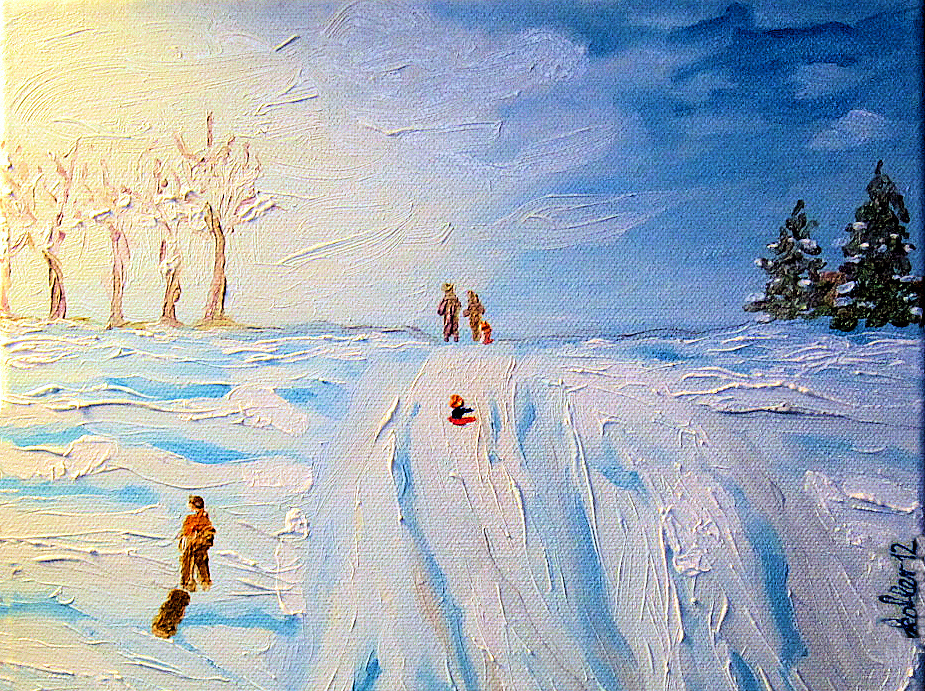 Snowy hill