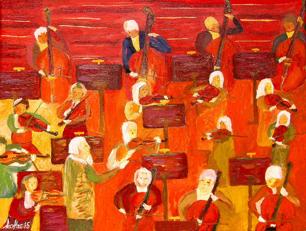 Painting: Mahler's Symphony